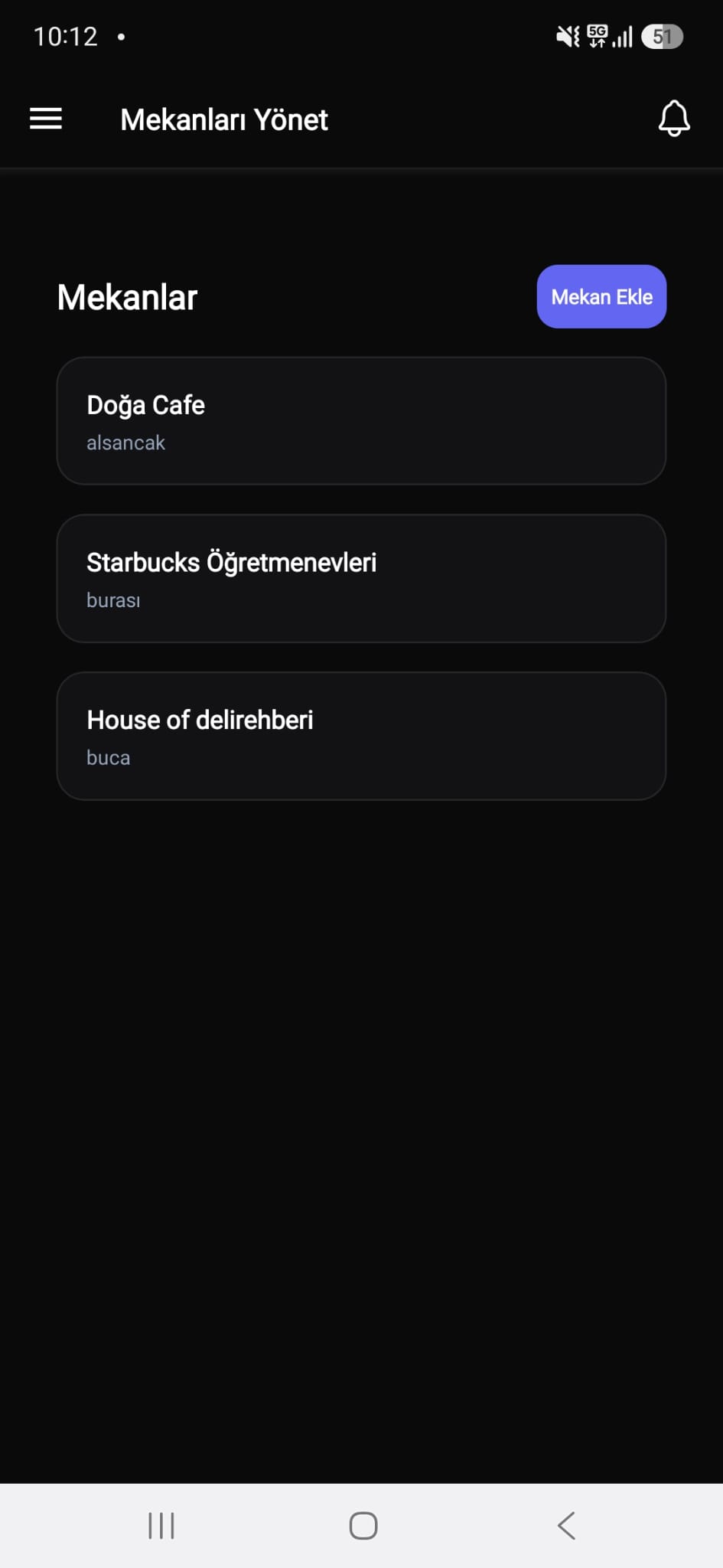 Gizli Yaklaşım Gönderme Ekranı